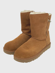 UGG Classic Short Dual Zip II Ankle Boot EU 41 Braun