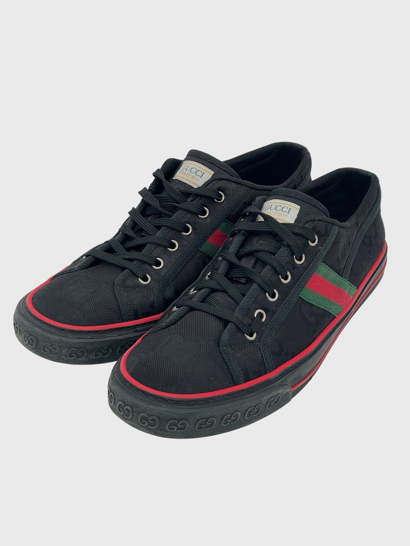 Gucci Tennis 1977 Low Top Sneaker EU 45 Schwarz