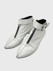 Isabel Marant Leder Ankle Boot EU 39 Weiß