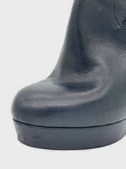 Gucci Horsebit Platform Ankle Boot EU 39.5 Schwarz - Image 5