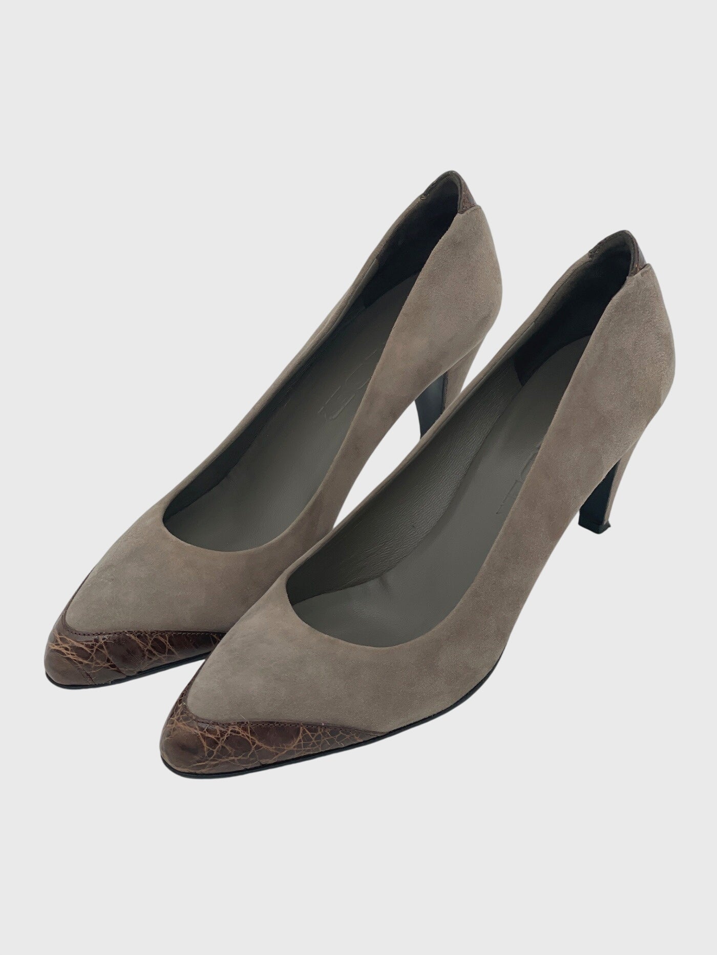 Jil Sander Suede Pump EU 39 Braun