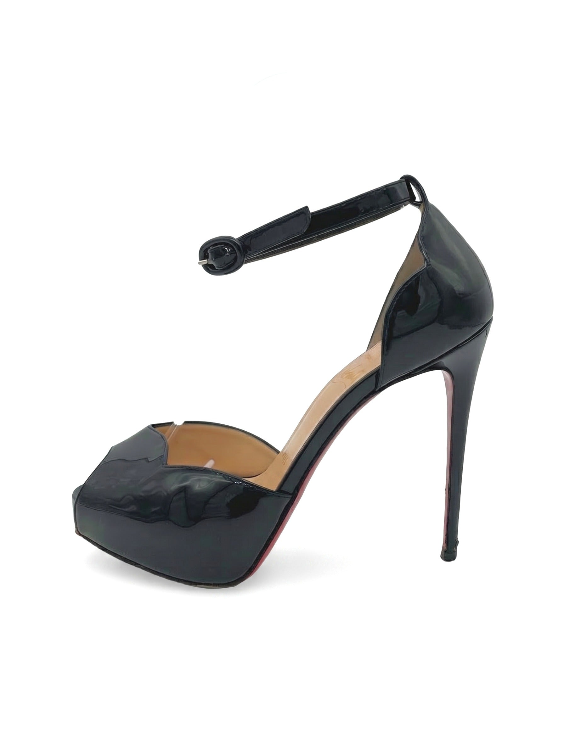Christian Louboutin Aktata 120  Plateau Pump EU 35 Schwarz