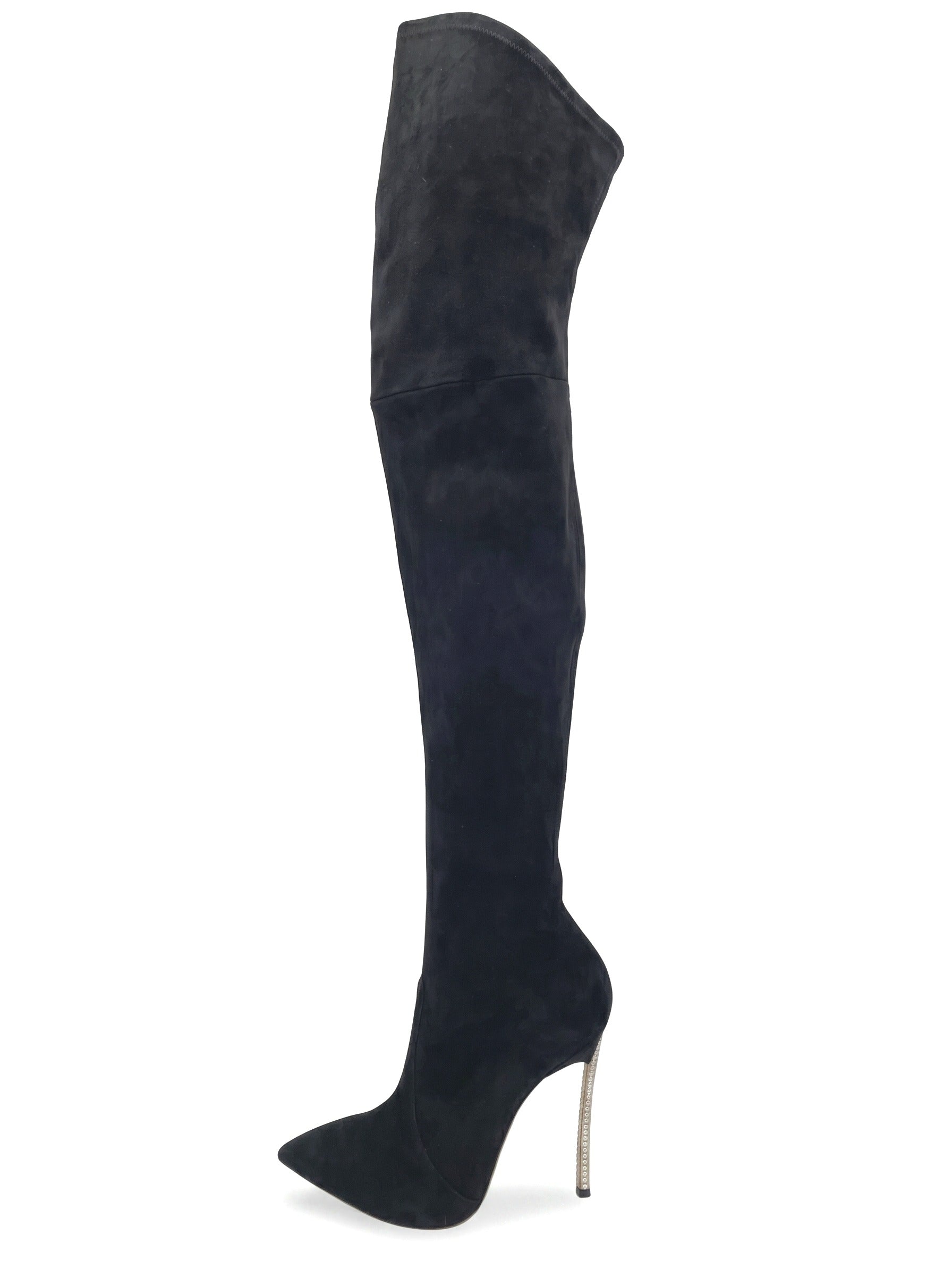 Casadei Blade  Overknee Stiefel EU 40 Schwarz
