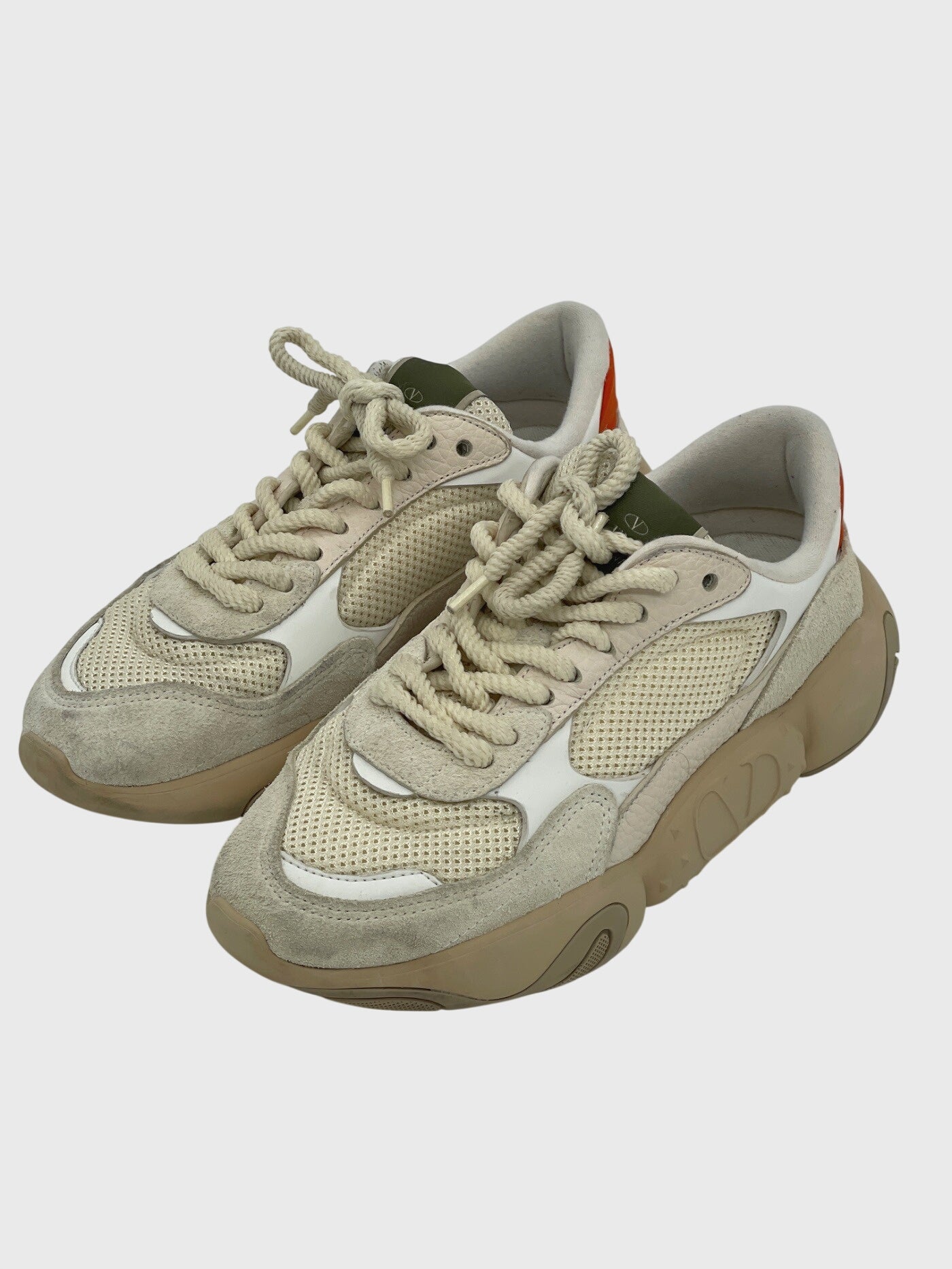 Valentino Bubbleback Low Top Sneaker EU 38.5 Beige