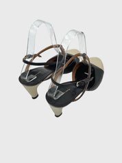 Dries Van Noten T-Strap Cap-Toe Pump EU 40 Mehrfarbig