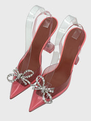 Amina Muaddi Rosie Slingback EU 37.5 Pink