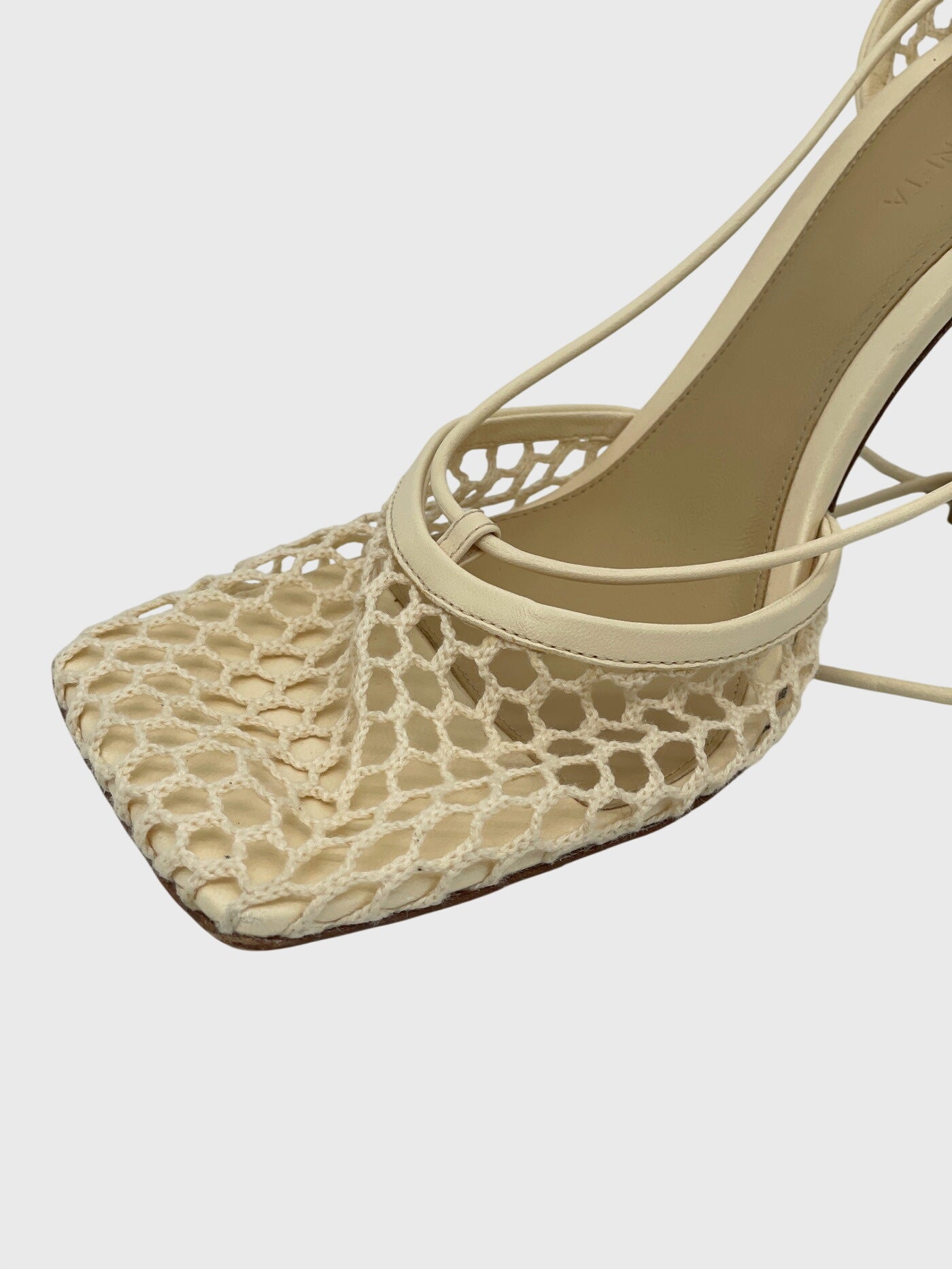 Bottega Veneta Stretch Pump EU 39 Beige - Image 6