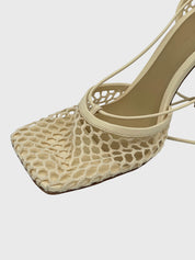 Bottega Veneta Stretch Pump EU 39 Beige - Image 6