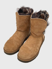 UGG Bailey Button Triplet Ankle Boot EU 41 Braun