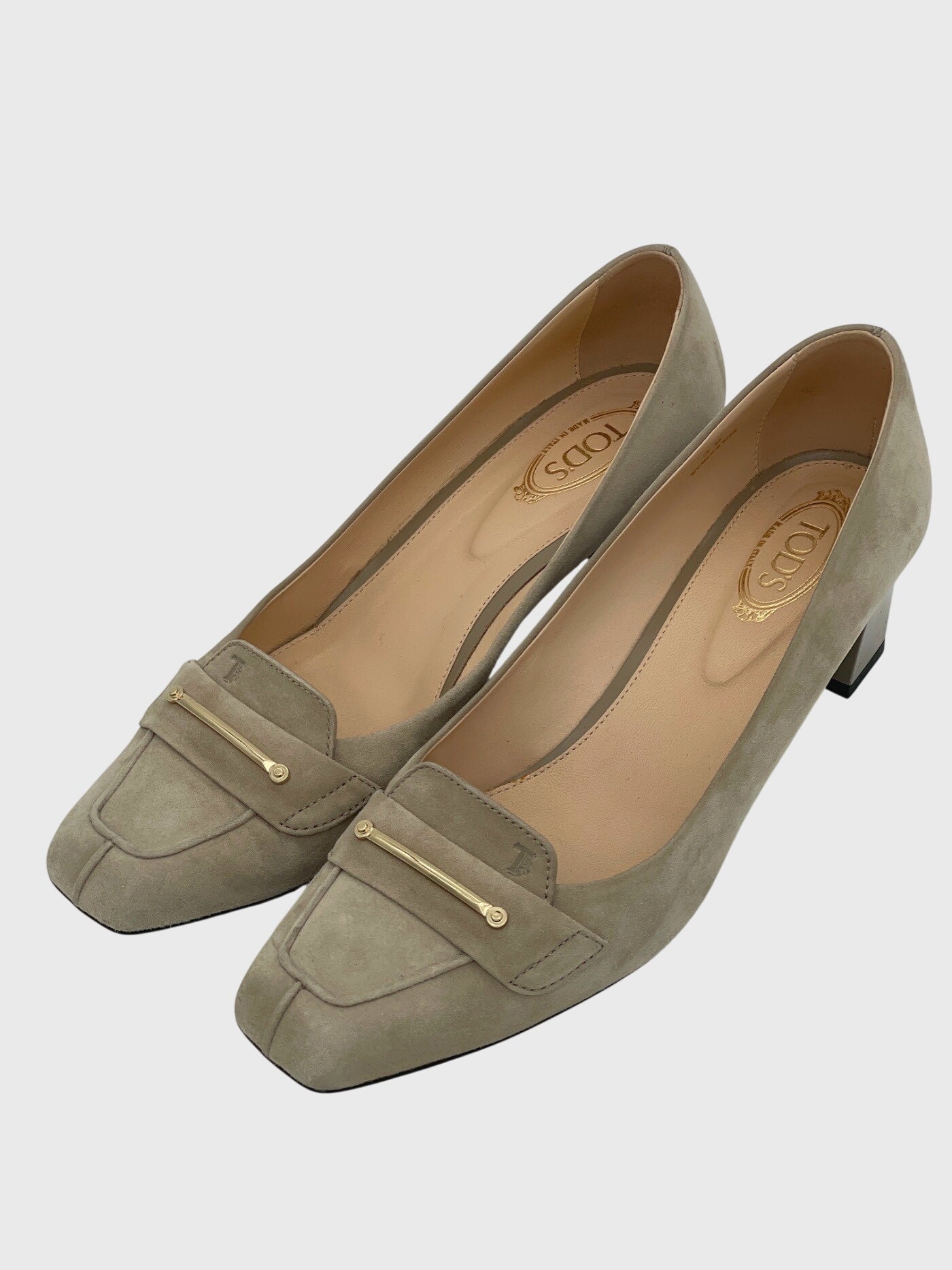 Tod's Gommino Loafer Pump EU 38 Beige