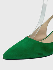 Prada Suede Slingback EU 38.5 Grün - Image 6