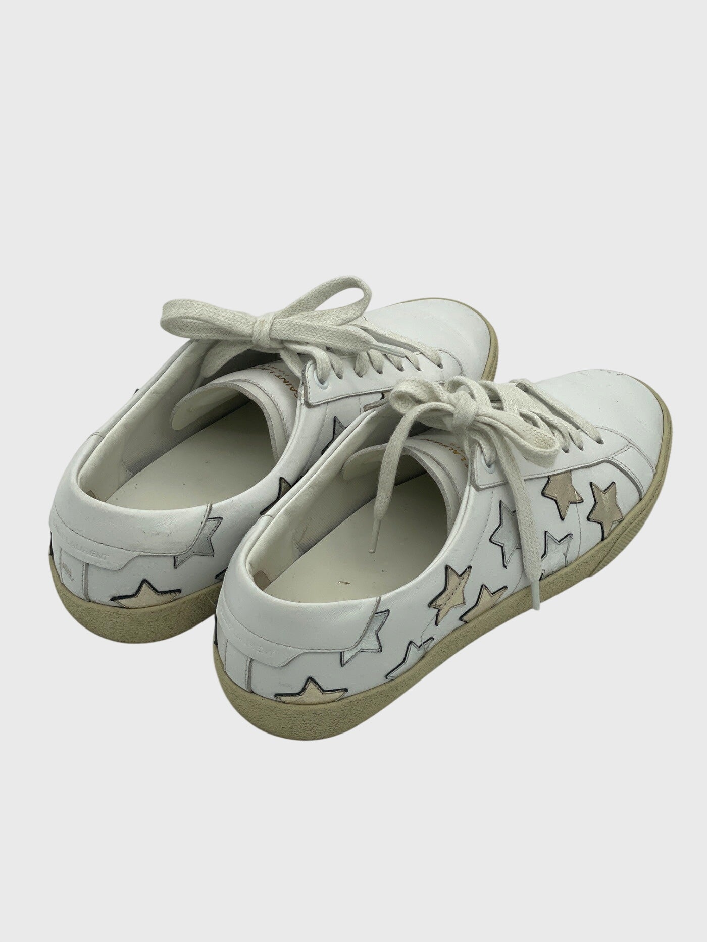 Saint Laurent / YSL Court Classic SL/06 Stars Low Top Sneaker EU 39 Weiß