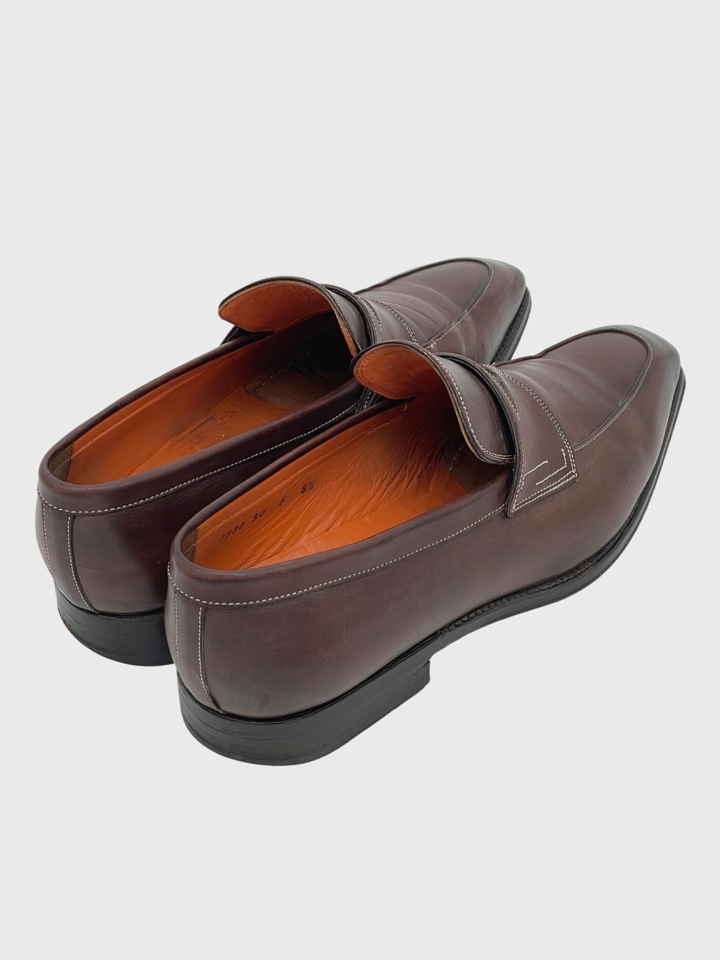 Santoni Carlos Penny Loafer Loafer EU 43.5 Braun