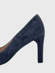 L.K.Bennet Tess Suede Block Heeled  Pump EU 39.5 Lila - Image 5