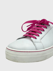 Etro Leather Low Top Sneaker EU 39 Weiß - Image 6