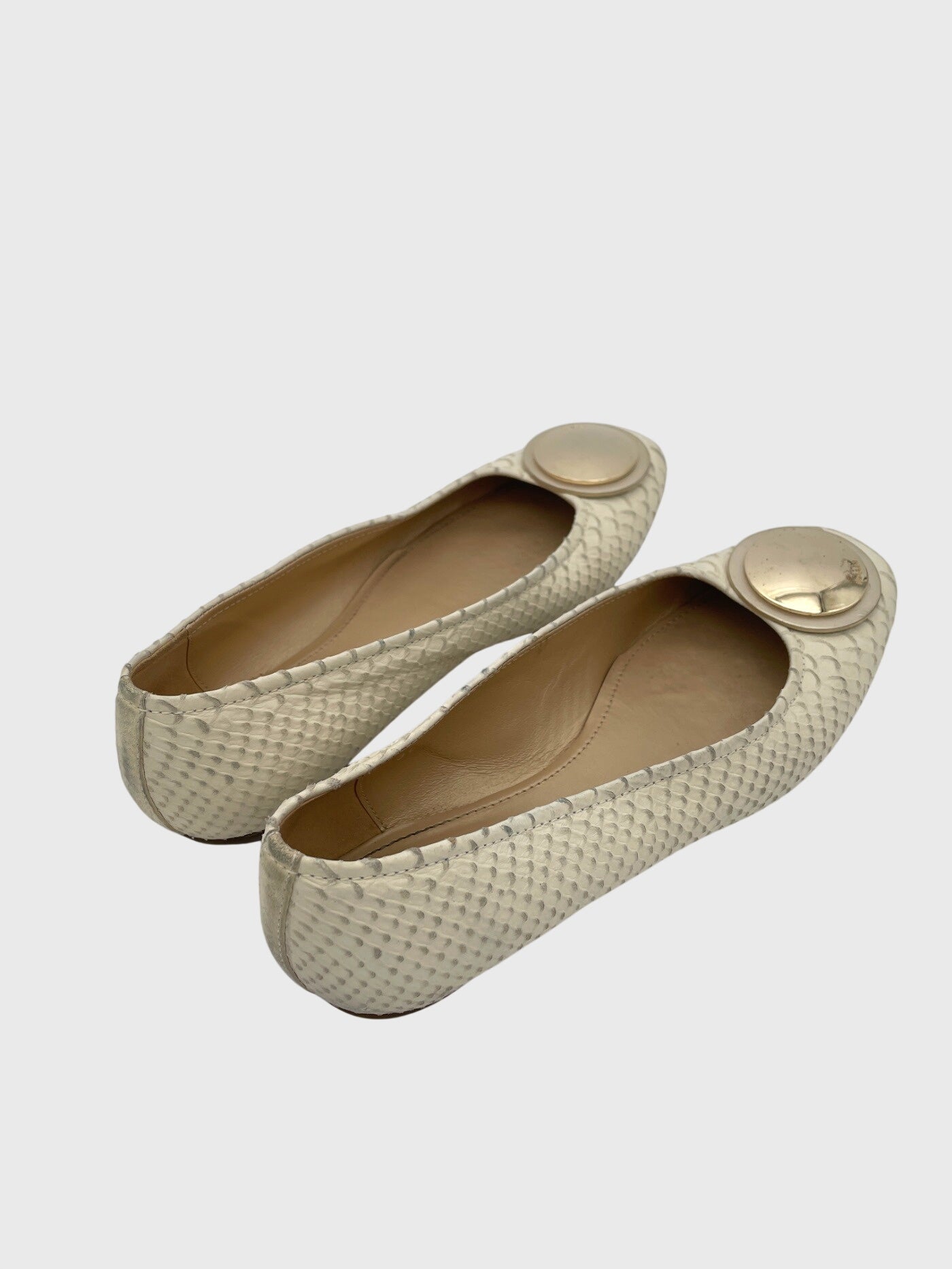 Hogan H-Button Ballerina EU 36.5 Beige
