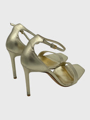 Saint Laurent / YSL Amber Sandale mit Absatz EU 39 Metallic