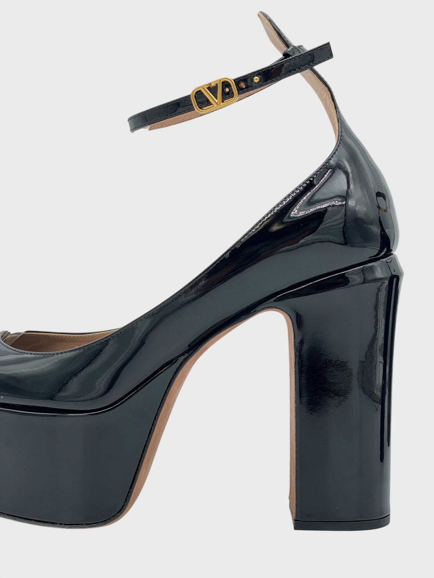 Valentino Garavani Tan-Go Plateau Pump EU 39 Schwarz - Image 6