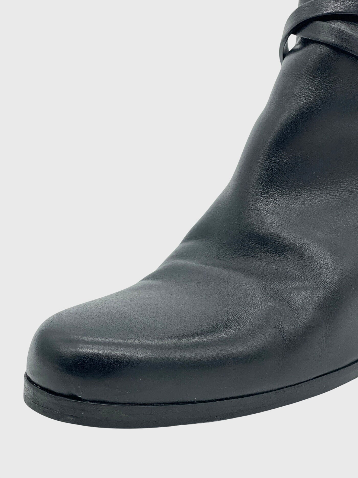 Jil Sander Strap Block Ankle Boot EU 39.5 Schwarz - Image 6