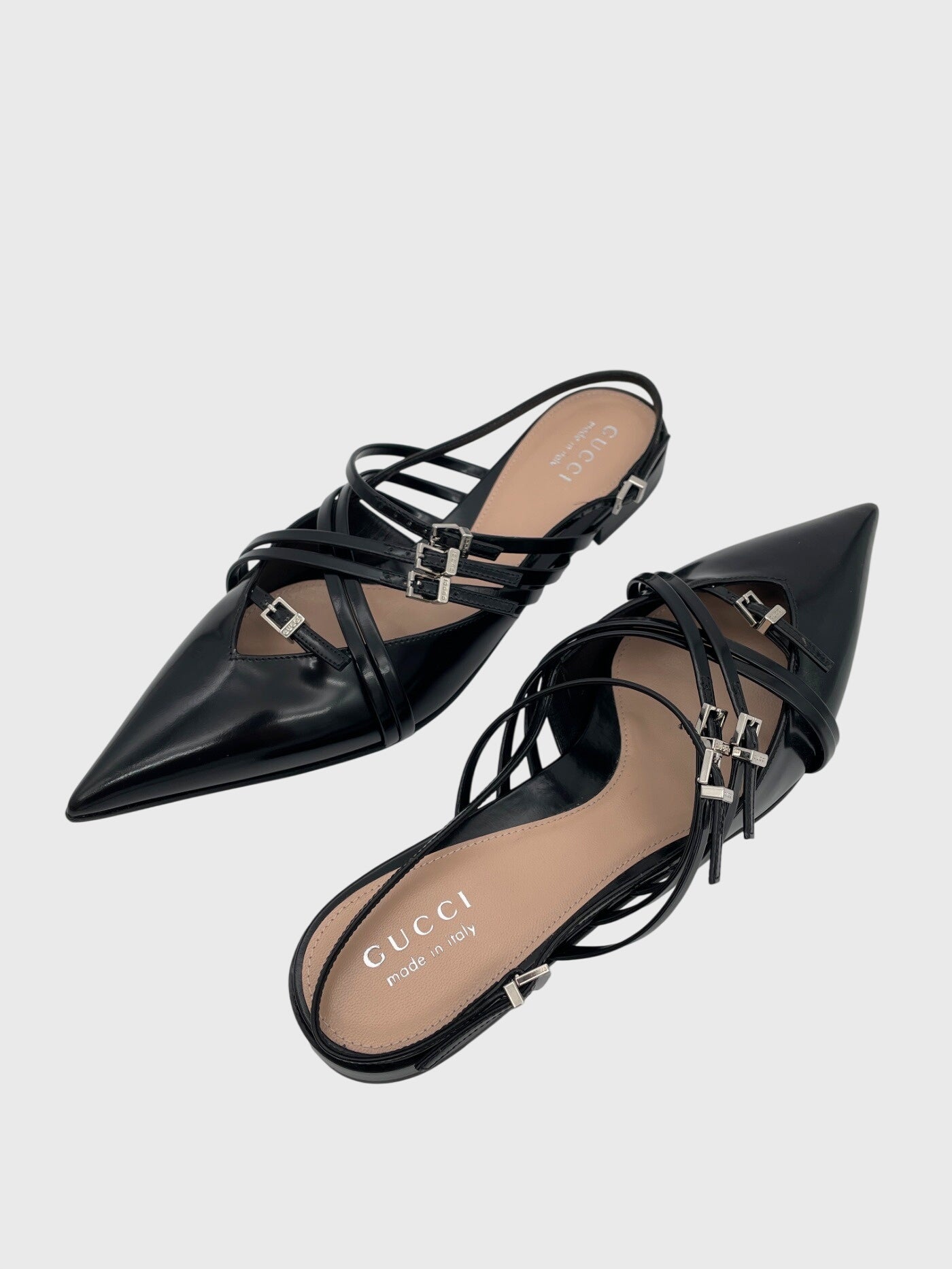 Gucci Seraphine Ballerina EU 38 Schwarz