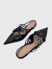 Gucci Seraphine Ballerina EU 38 Schwarz