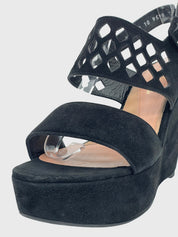 Clergerie Paris Wedge Sandale mit Absatz EU 39 Schwarz - Image 6