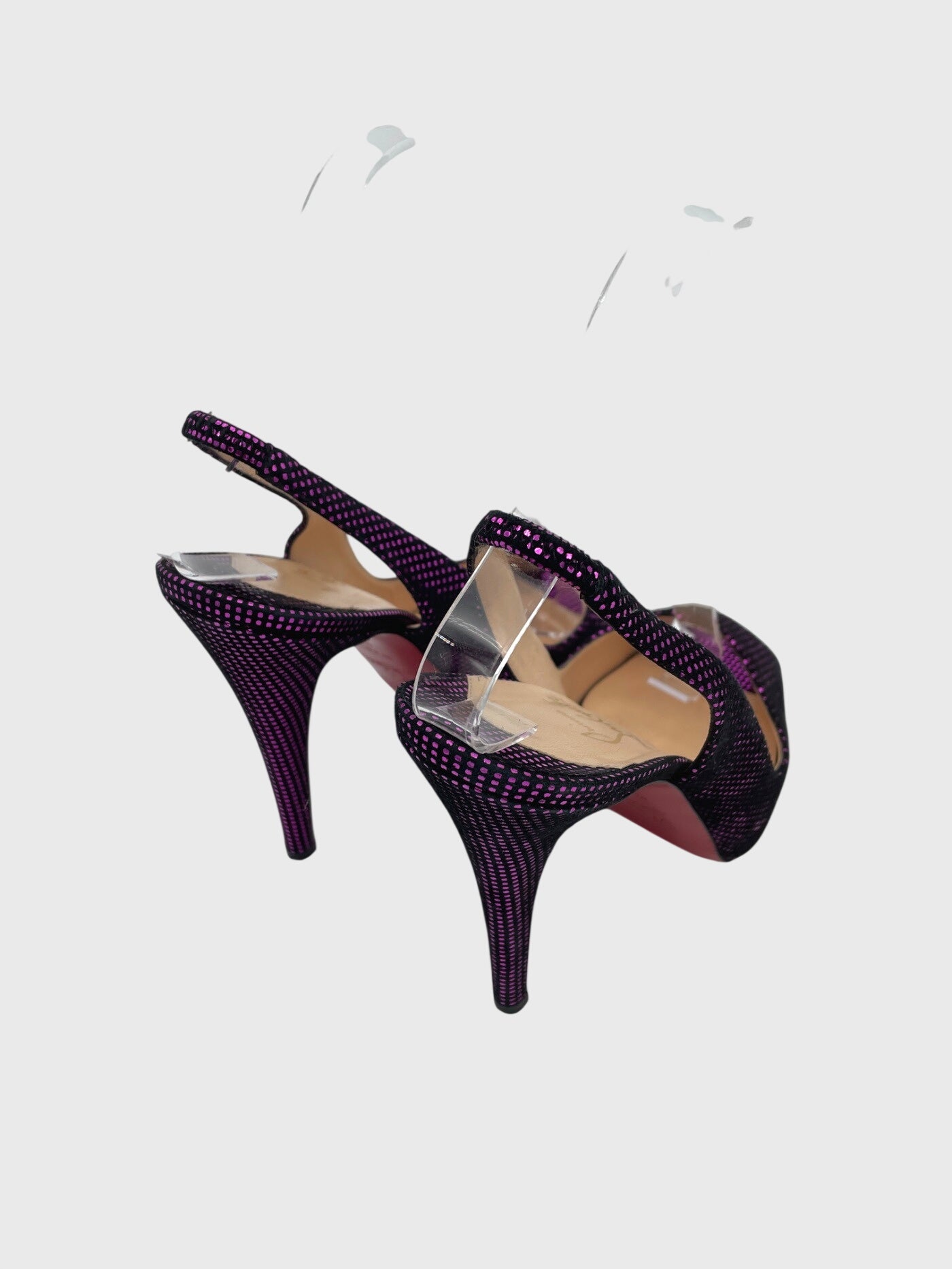 Christian Louboutin Privé Slingback EU 37.5 Mehrfarbig