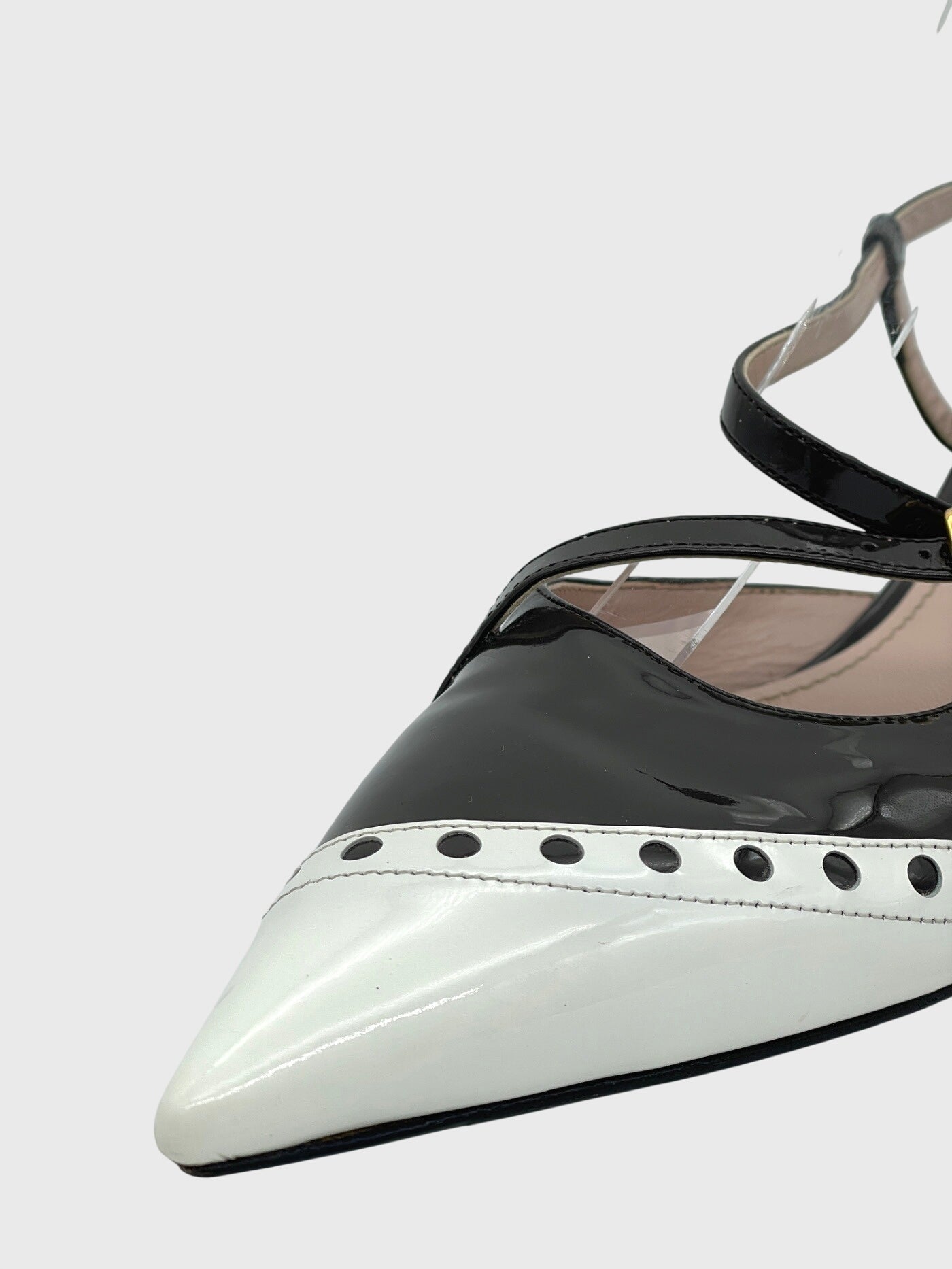 Miu Miu Leather Slingback EU 38 Braun - Image 6