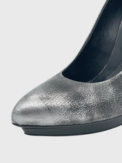 Alexander McQueen Studded Platform Plateau Pump EU 40 Metallic - Image 6