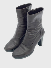 Tod's Gommini Heel Ankle Boot EU 36 Braun