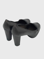 Stuart Weitzman Style Platform Plateau Pump EU 38.5 Braun