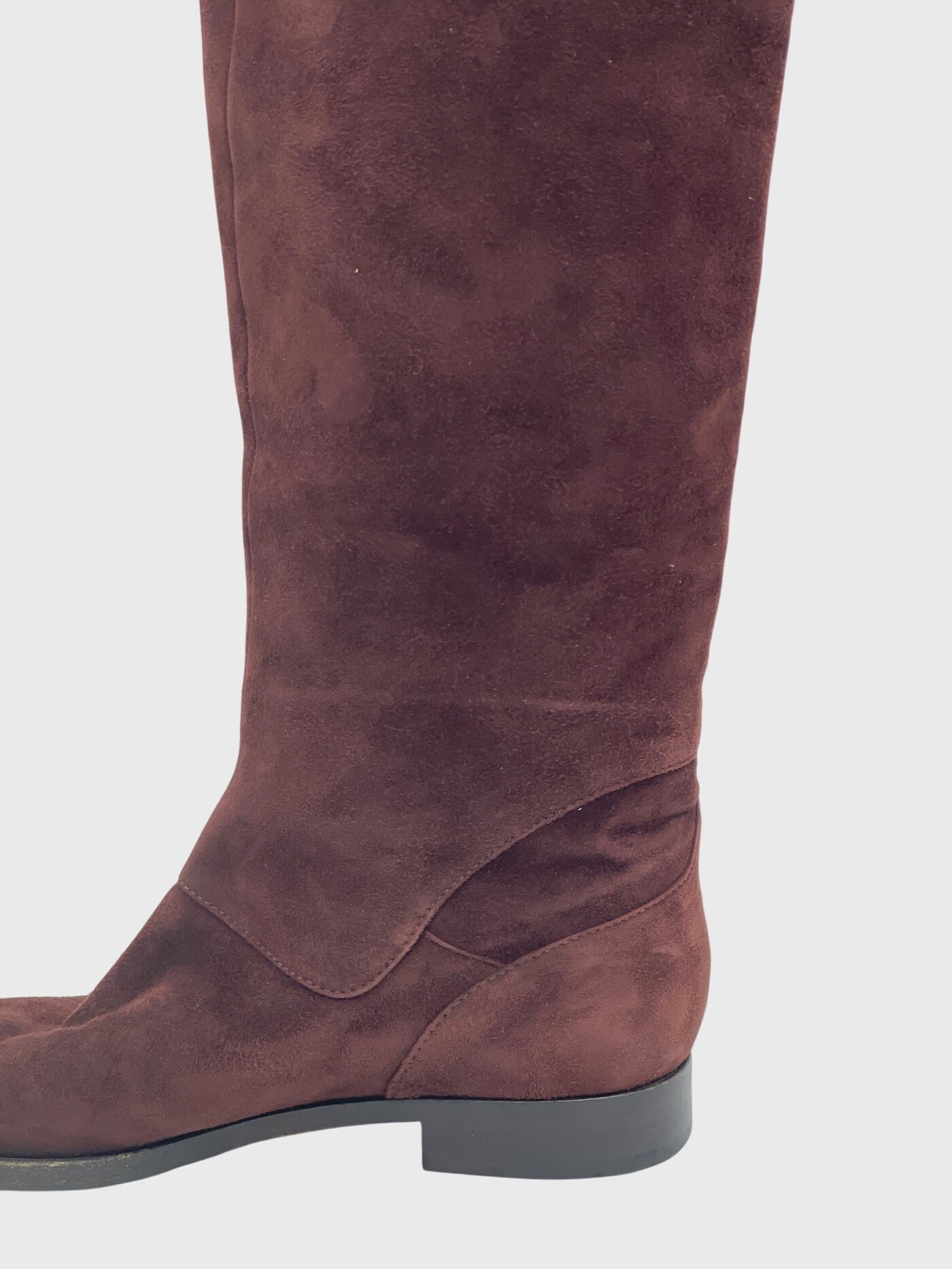 Sergio Rossi Suede Stiefel EU 37 Braun - Image 6