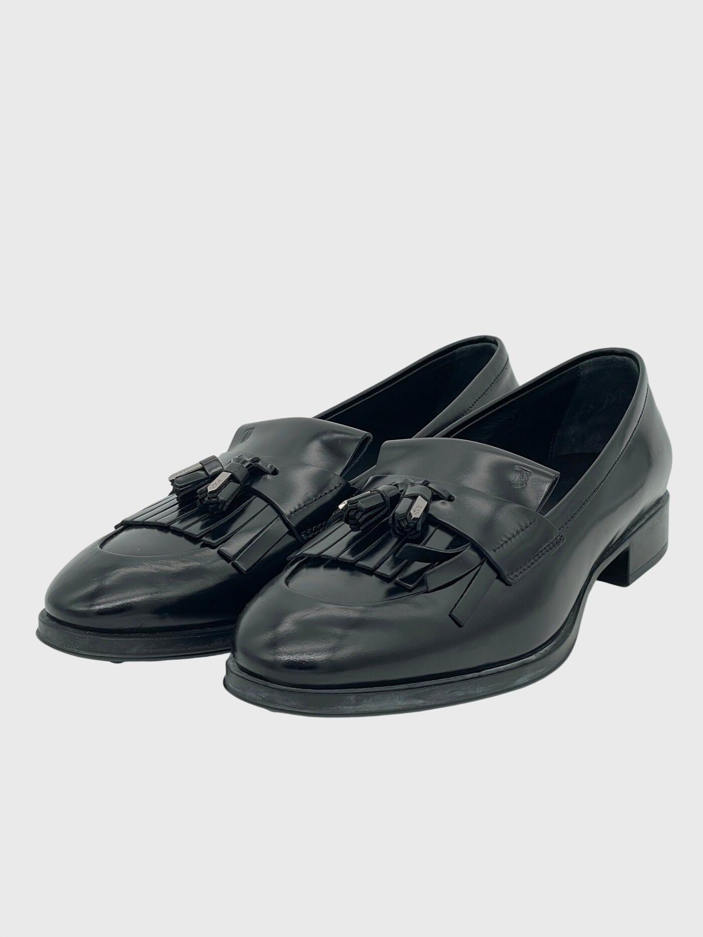 Tod's Gommino Tassel Fringe Loafer EU 41 Schwarz