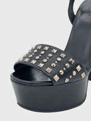 Gucci Leila Ankle Strap Sandale mit Absatz EU 37.5 Schwarz - Image 5