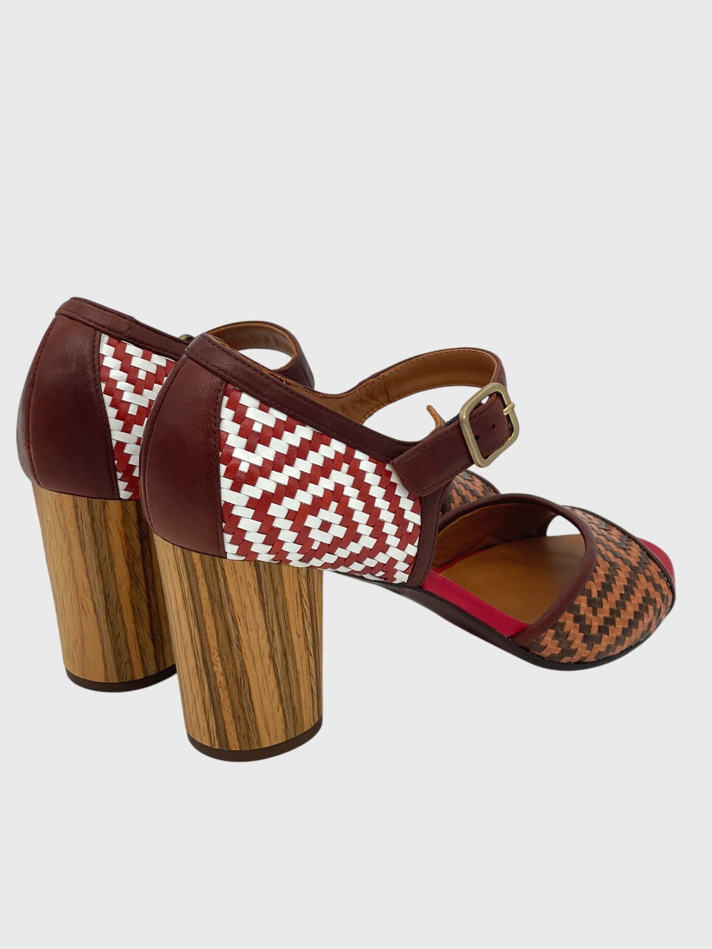 Chie Mihara Vichy Sandale mit Absatz EU 39 Mehrfarbig
