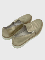 Tod's Espadrille Slip-on Slip-On Sneaker EU 38 Metallic