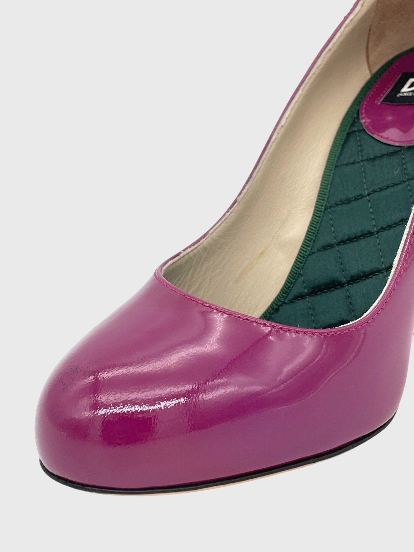 Dolce & Gabbana Patent Leather Pump EU 36.5 Lila - Image 6
