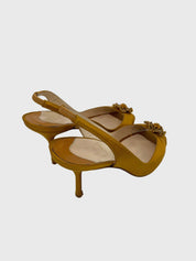 Christian Louboutin Jeweled Slingback Slingback EU 37 Gelb