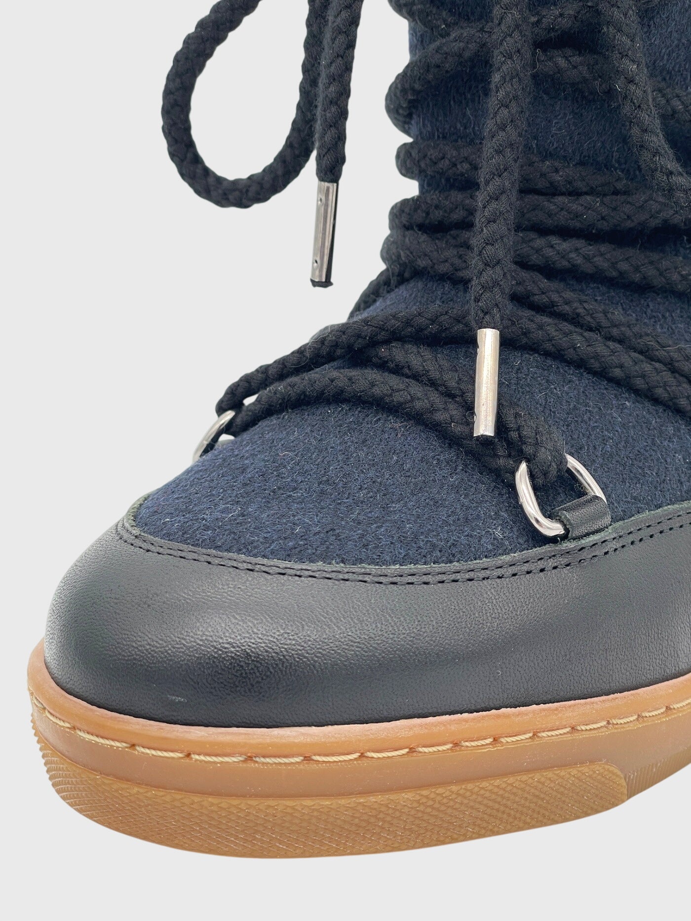 Isabel Marant Leather Snow Ankle Boot EU 39 Blau - Image 6