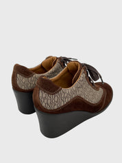 Pollini Wedge Platform Sneaker EU 36 Braun