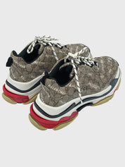 Gucci x Balenciaga "The Hacker Project" Triple S Low Top Sneaker EU 43 Mehrfarbig