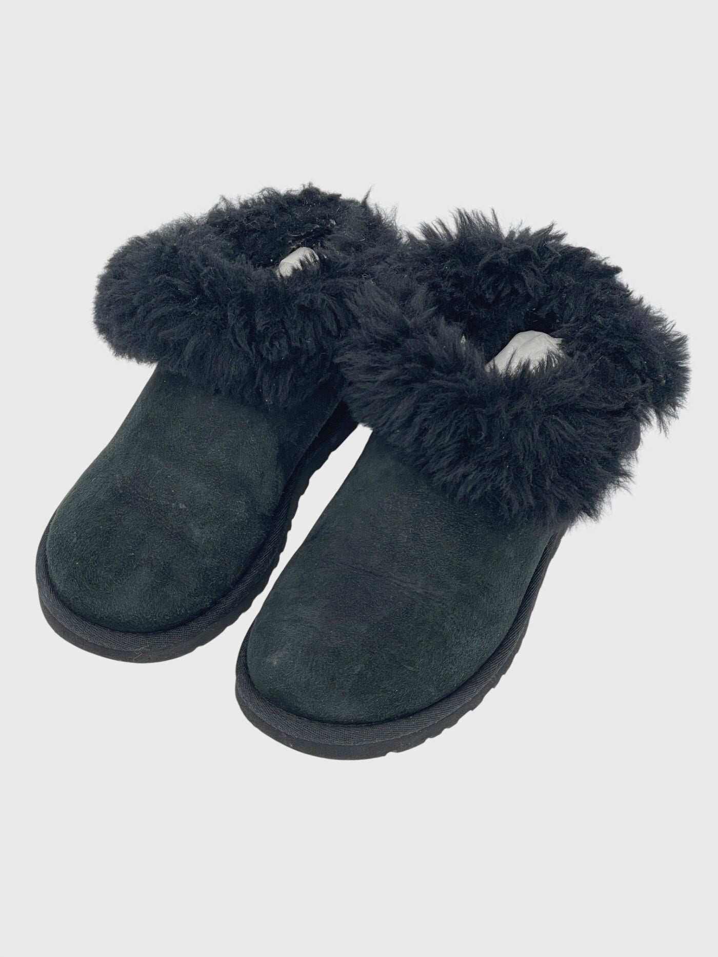 UGG Classic Ultra Mini Fluff Ankle Boot EU 36 Schwarz