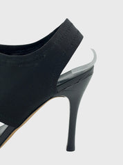 Stuart Weitzman Leder Sandale mit Absatz EU 38 Schwarz - Image 6