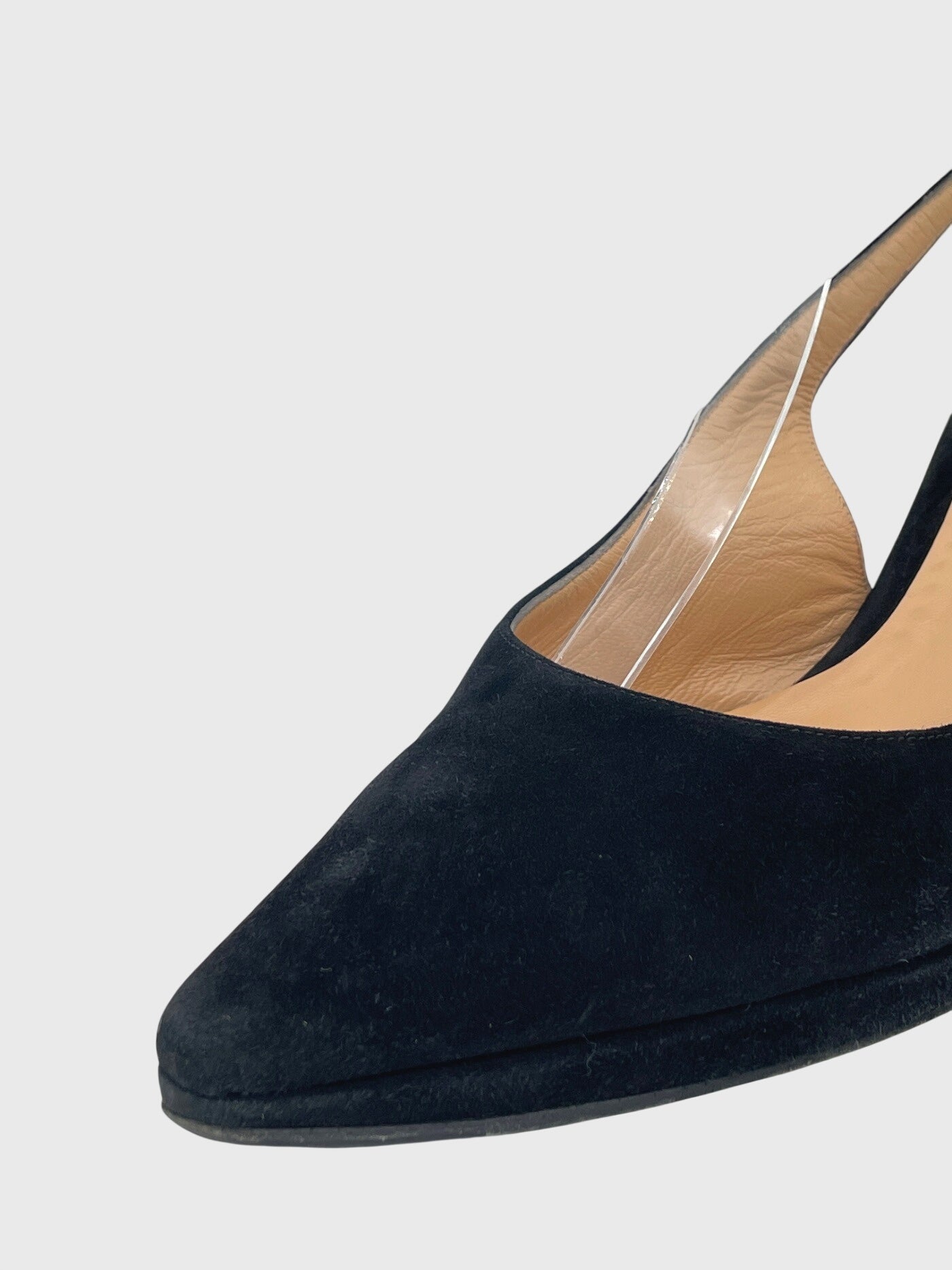Unuetzer Suede Slingback EU 38.5 Schwarz - Image 6