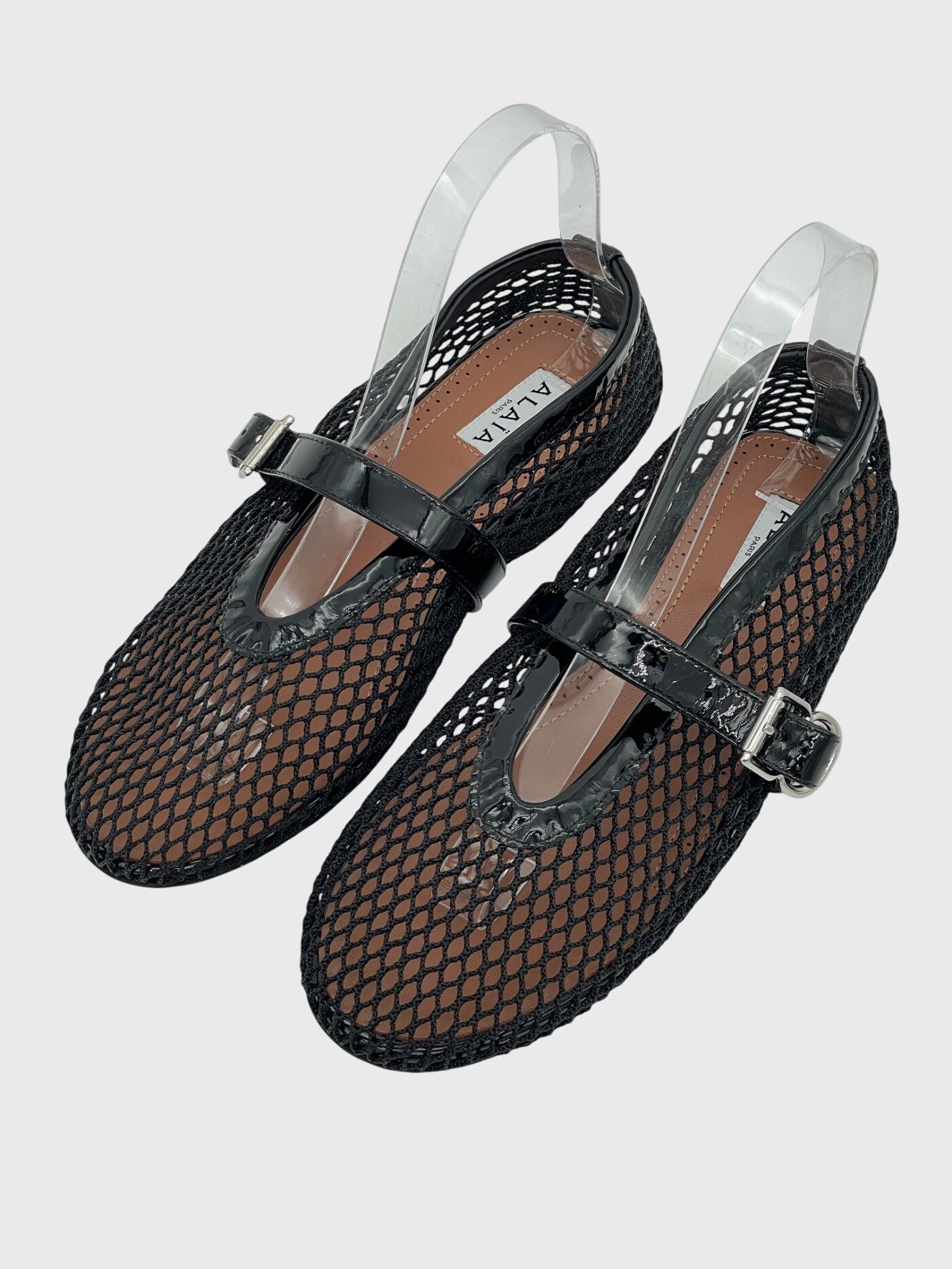 Alaïa Mesh Mary Jane Ballerina EU 37 Schwarz