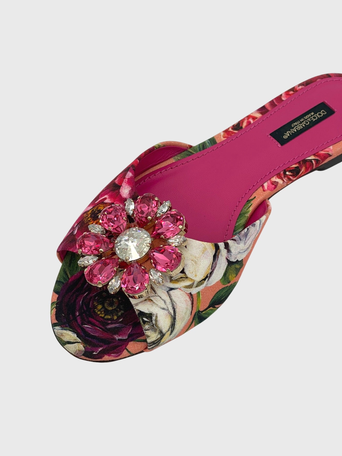 Dolce & Gabbana Bianca Mule EU 37 Mehrfarbig - Image 6