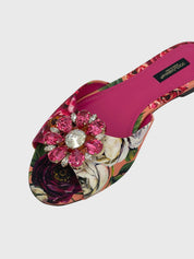 Dolce & Gabbana Bianca Mule EU 37 Mehrfarbig - Image 6