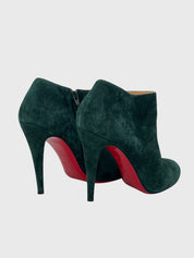 Christian Louboutin Velvet Ankle Boot EU 40 Grün