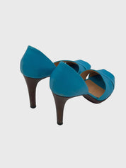 Bottega Veneta D'Orsay Peep Toe Pump EU 36.5 Blau