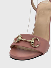 Gucci Horsebit Sandale mit Absatz EU 36 Beige - Image 6